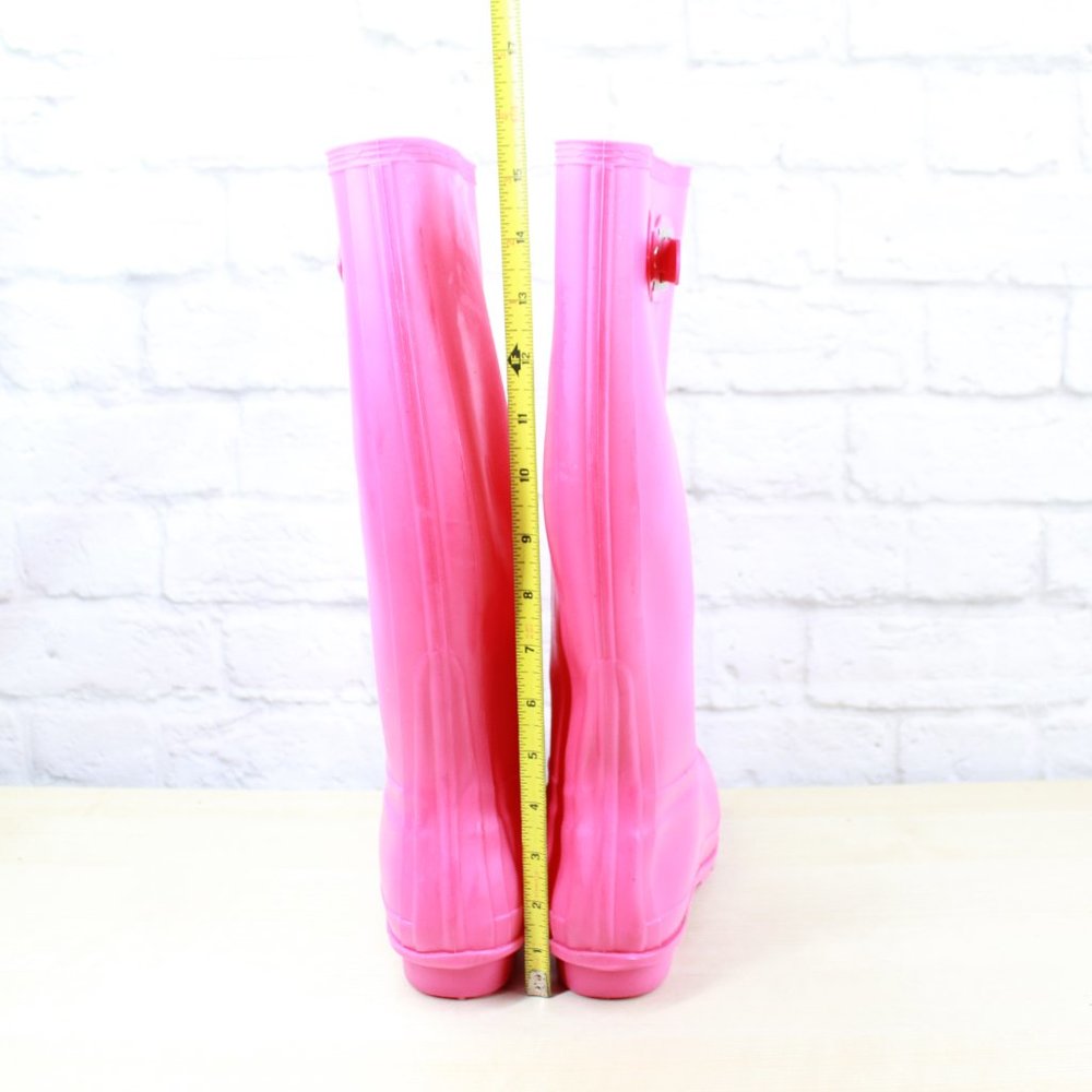 ITASCA Pink Rubber Knee High Rain Gardening Boots - Picture 7 of 8